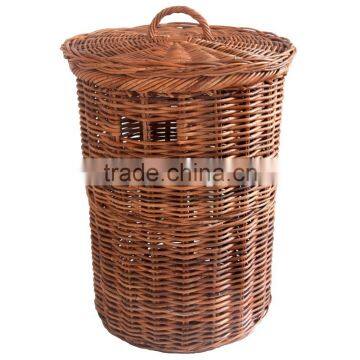 Wholesale cheap handmade wicker laundry basket made in china