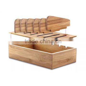 Mobile Phone Tablet Creative Bamboo Storage Stent For IPhone photo-3