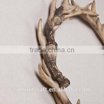 Resin Artificial Deer Antlers Wall Hanging Artificial Antlers photo-2