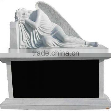 Tombstone.Hand carved cemetery angel statue tombstone