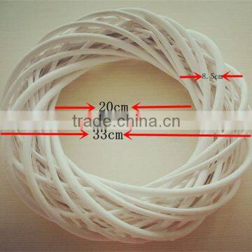 Christmas Wicker Hanging Heart / Wicker Hanging Wreath for Wedding photo-3