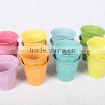 China Manufacturer Simple Style Eco Friendly Bamboo Fiber Picnic Cup Without Ear photo-4