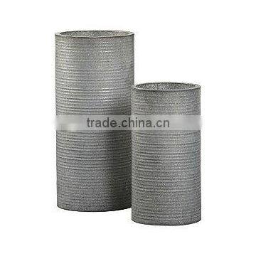 Round Zinc planter and Gavanized Flower Planter from Viet Nam