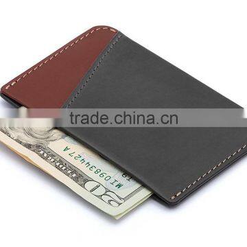 genuine cowhide Leather Micro Sleeve Wallet