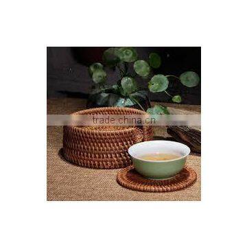 Tableware Rattan Cup Holder / Colorful Rattan Coaster Made in Vietnam photo-5
