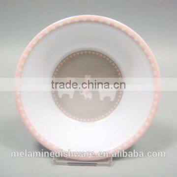 High Quality Custom Children Set Melamine Round Bowl and Rice Spoon photo-3