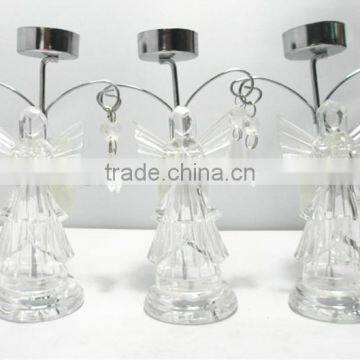 Acrylic Crystal Candle Holder,,mace Shaped Standing Decoration photo-4