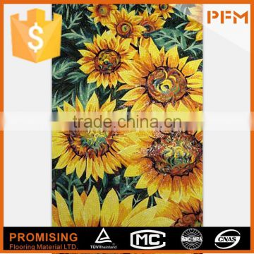 luxurious decoration sunflower mosaic pattern