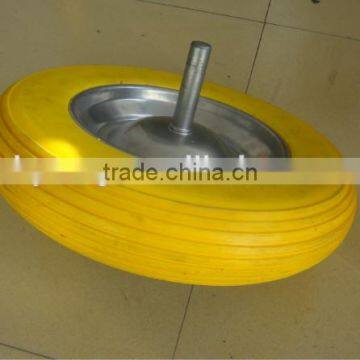 flat free tire 4.00-8 pu foam wheel FP4008