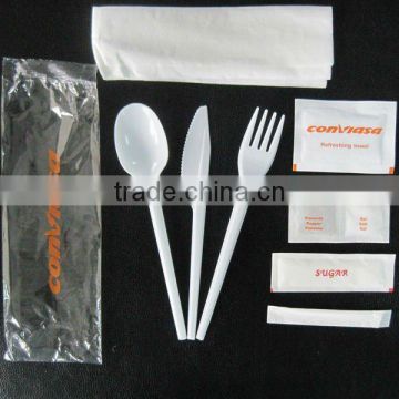 inflight plastic cutlery kit