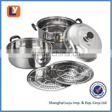 Stainless Steel Steamer Pot Food Steamer 2 Layer photo-3