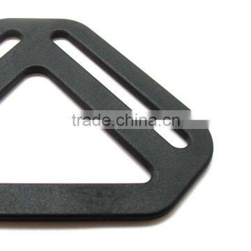 2" Black Suspender Back Crosser, Triangle Plastic Adjustable Slider For Backpack, Plastic Adjuster Buckle for Backpack photo-3