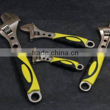 Wide Mouth Tube Live Nickel Plated Spanner Wrench Adjustable Nut Wrench Pipe Wrench photo-6
