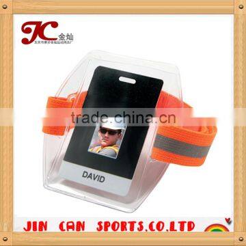 Customized Fabric Reflective Armband ID Badge Holder photo-6
