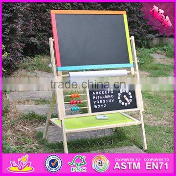 2016 New Design Double-sided Children Wooden Adjustable Drawing Board W12B103 photo-2