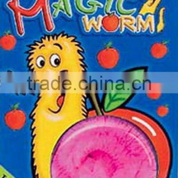 Magic twisty worm/plush magic worm/magic fuzzy worm