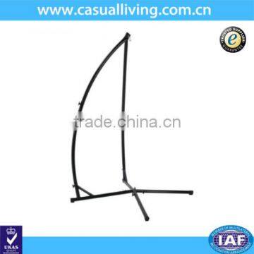 Garden Portable Durable "X" Shape Black Single Hammock Chair Stand