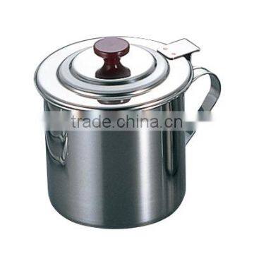 Molybdenum Steel Sauce Pot with Hinge for Okonomiyaki Sauce ABS Resin