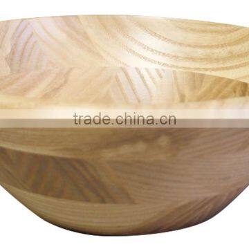 Kijihiki Keyaki Japanese Zelkova Wood Marquetry Salad Bowl Wood Bowl Made in Japan photo-2