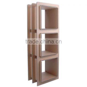 Reinforcement Corrugated Cardboard Display Stand Hacomo Corrugated Cardboard Furniture With Made With Paper Made in Japan photo-5
