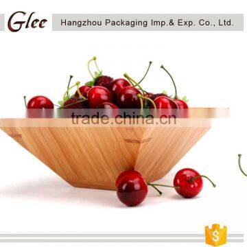 Custum useful eco-friendly bamboo sugar and snacks storage box