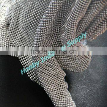 Fashion Designer 4mm Silver Round Metal Sequin Cloth