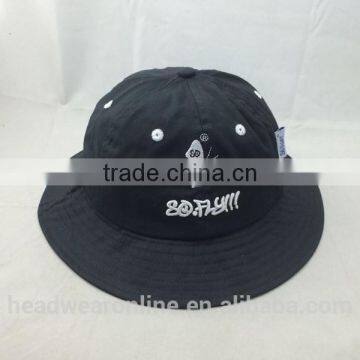 2014 New Design Butterfly Embroidery 6 Panel Bucket Hat photo-2