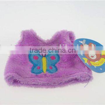 New Design Smile Frog Custom Plush Keychain With Waistcoat photo-3