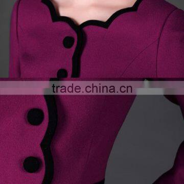 2014 New Fashion Casual OEM Office Dress Uniforms photo-4