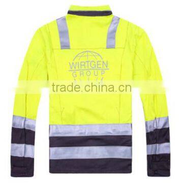 2017 OEM Unisex Anti-static Uniform One Piece Work Wear Fire-fighting Protection Safty Work Set Coverall Clothes High Quality photo-4