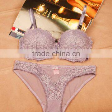 Ladies Hot Shock Absorber Women Open Cup Hot Sexy Lady Lace Bra photo-4