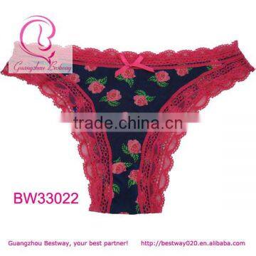 Red rose panties