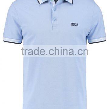 MGOO Excellent Cotton Spandex Polo Shirt Three Buttons Plain Dry Fit Golf Polo Shirts For Men photo-5