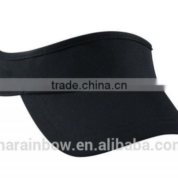 Solid Color Plain 100% Polyester Dry Fit Mesh Running Visor Cap Custom Embroidered Visor Caps OEM Wholesale