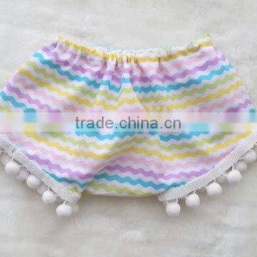 Wholesale Baby Girl Floral Bloomer Pom Pom Diaper Cover Yiwu China Supply photo-2