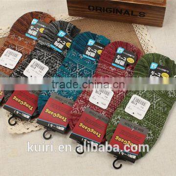 Autumn Winter Men's Rabbit Wool Soft Sock Male Retro Thicken Striped Mixture Short Socks Men Warm Casual Dress Sock Promotion photo-5