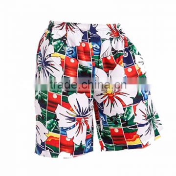 Stock design 100% polyester mens swim reflective sportswear Men's beach wear