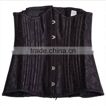 Walson Women Lace Up Boned Underbust Corset Bustier Waist Cincher Bodyshaper photo-4