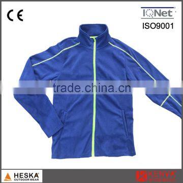 Mens casual outdoor sports knitted wear plain cheap fleece jacket