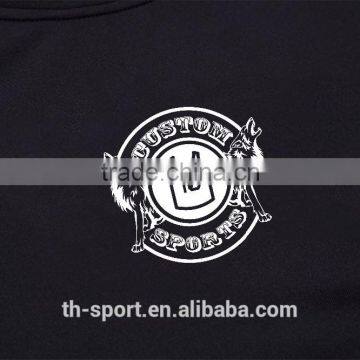 Polyester/spandex Mens Dri Fit Sports Compression t Shirt Wholesale photo-5