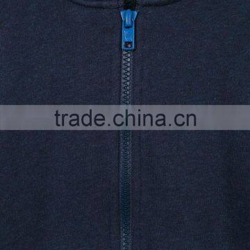 Navy Blue Cotton Animal Ears Hooded Baby Clothes Romper