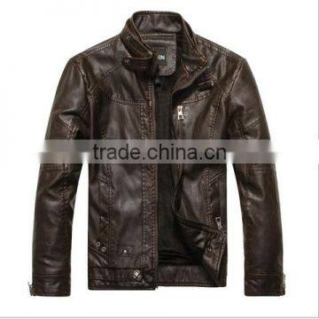 Early Spring Newest Design Leather Man Pu Jackets Leather Motorcycle Jacket Bulletproof Leather Jacket photo-4