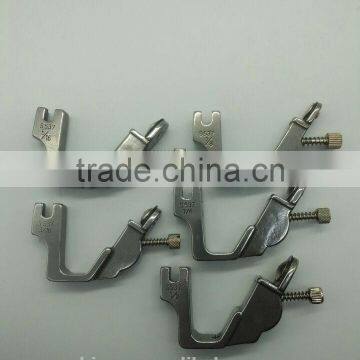 Industrial sewing machine full steel ELASTIC SHIRRING FOOT BROTHER Adjustable S537 1/2,S537 5/16,S537 1/4,S537 3/16,S537 1/8