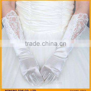 Lace White Wedding Gloves