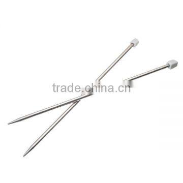 Custom 34.7cm Double Stainless Steel Single Pointed Knitting Needles photo-3