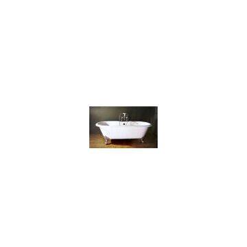 classical cast iron enamel bathtub