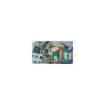 Inflatable bounce house With Slide , Inflatable Jumping Castle For Rent