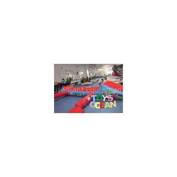 Red Floating Inflatable Water Game Turtle Aqua Run For Swimming Pool