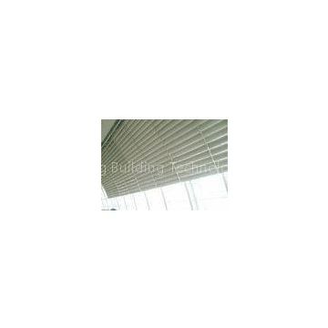 decorative Aluminum exterior Sun Shade System Rhombus Louver wall panel , Powder coating