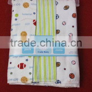 Baby 3-Pack Flannel Burp Clothsm